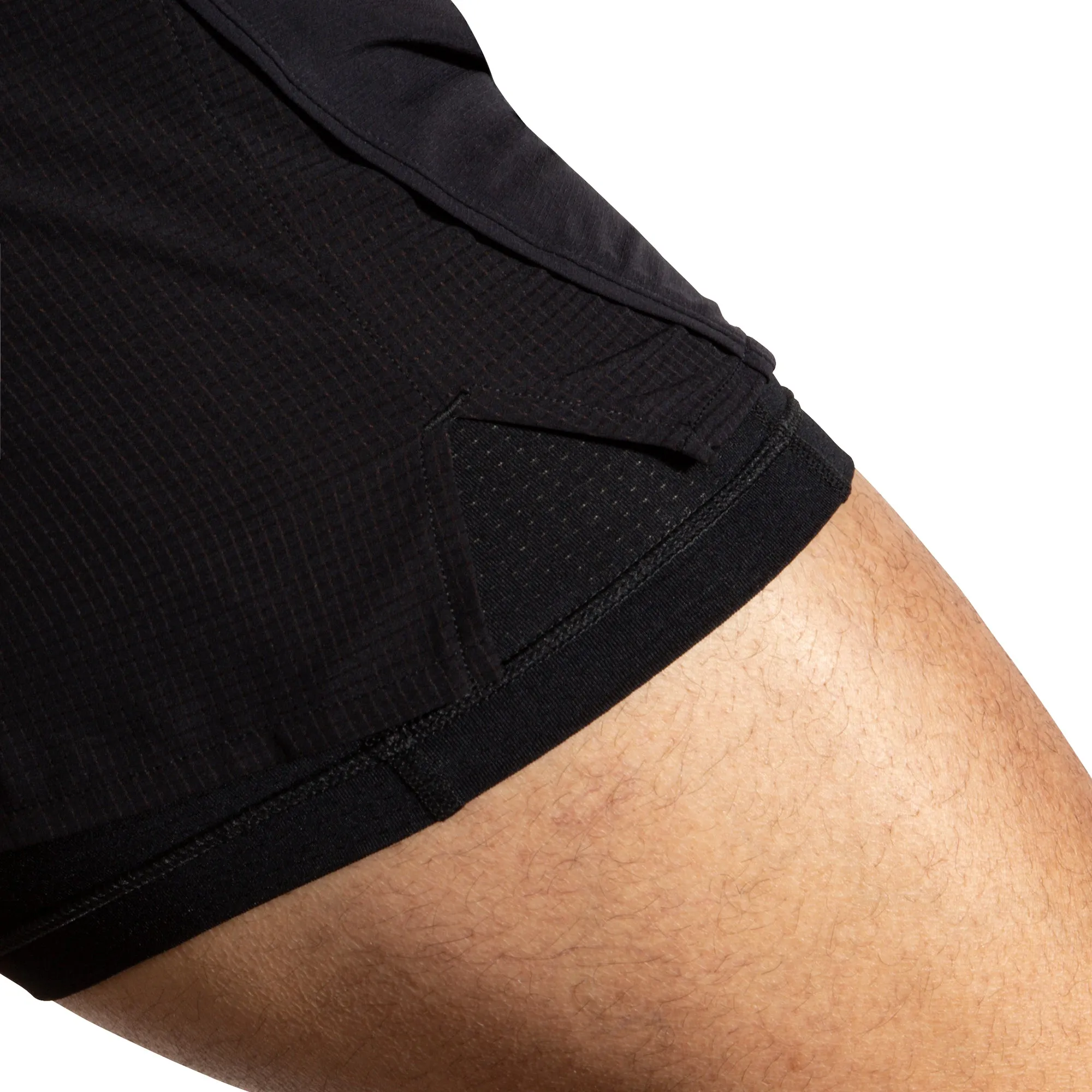 Brooks 5 Inch High Point 2.0 2 In 1 Mens Running Shorts - Black