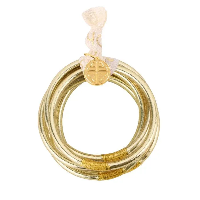 BuDhaGirl All Weather Bangles (Serenity Prayer) In Etoile