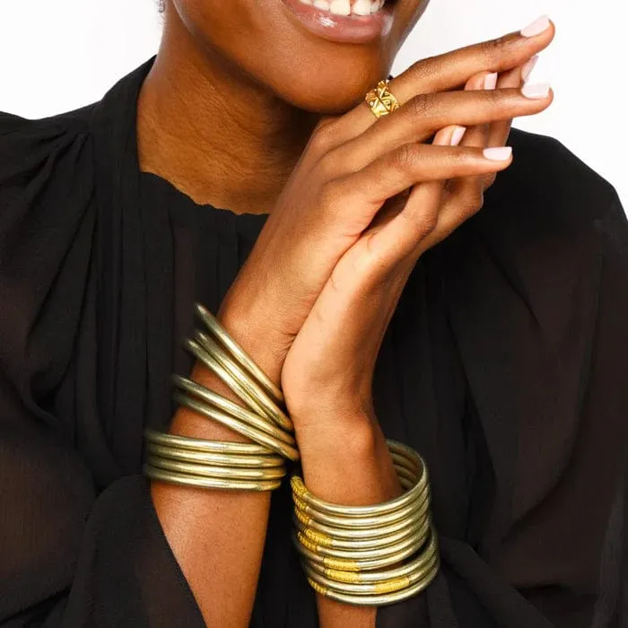 BuDhaGirl All Weather Bangles (Serenity Prayer) In Etoile