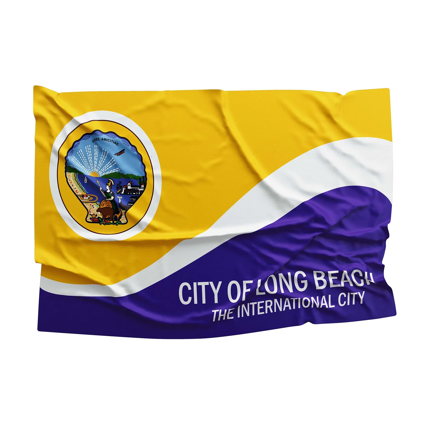 California State Los Angeles County Cities USA United States of America Flag Banner