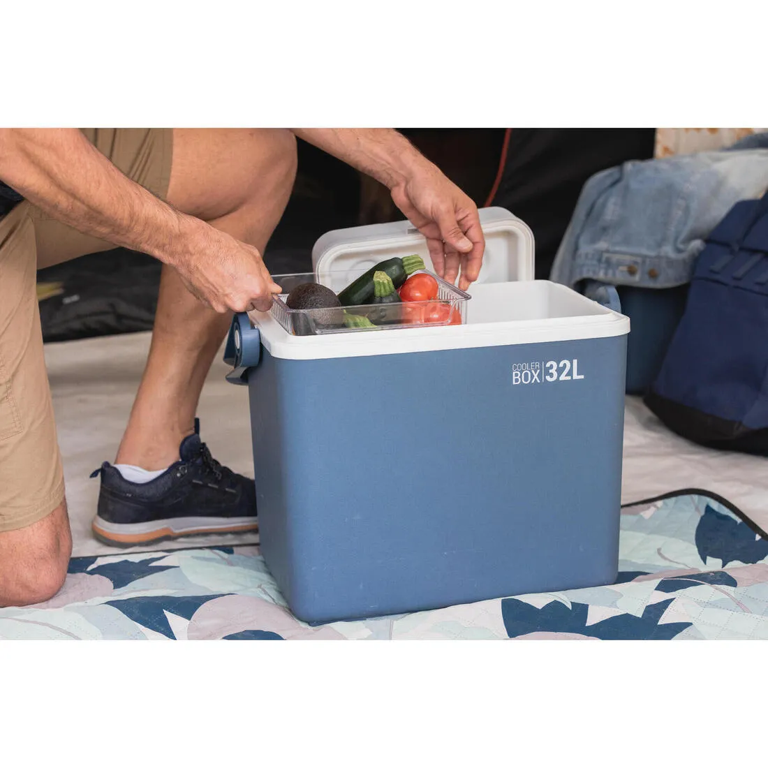 Camping Rigid Cooler  32 L  Cool Preserved for 14 Hours