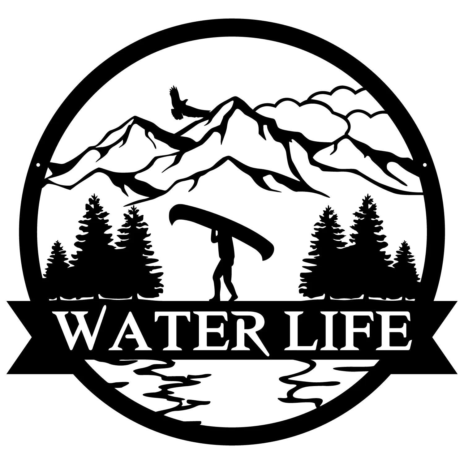 Canoe Outdoor Monogram
