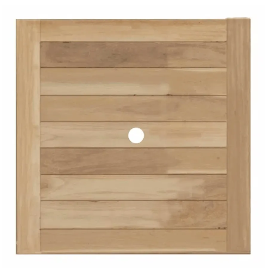 Cape Cod Square Teak Dining Table - Natural or Oyster Teak