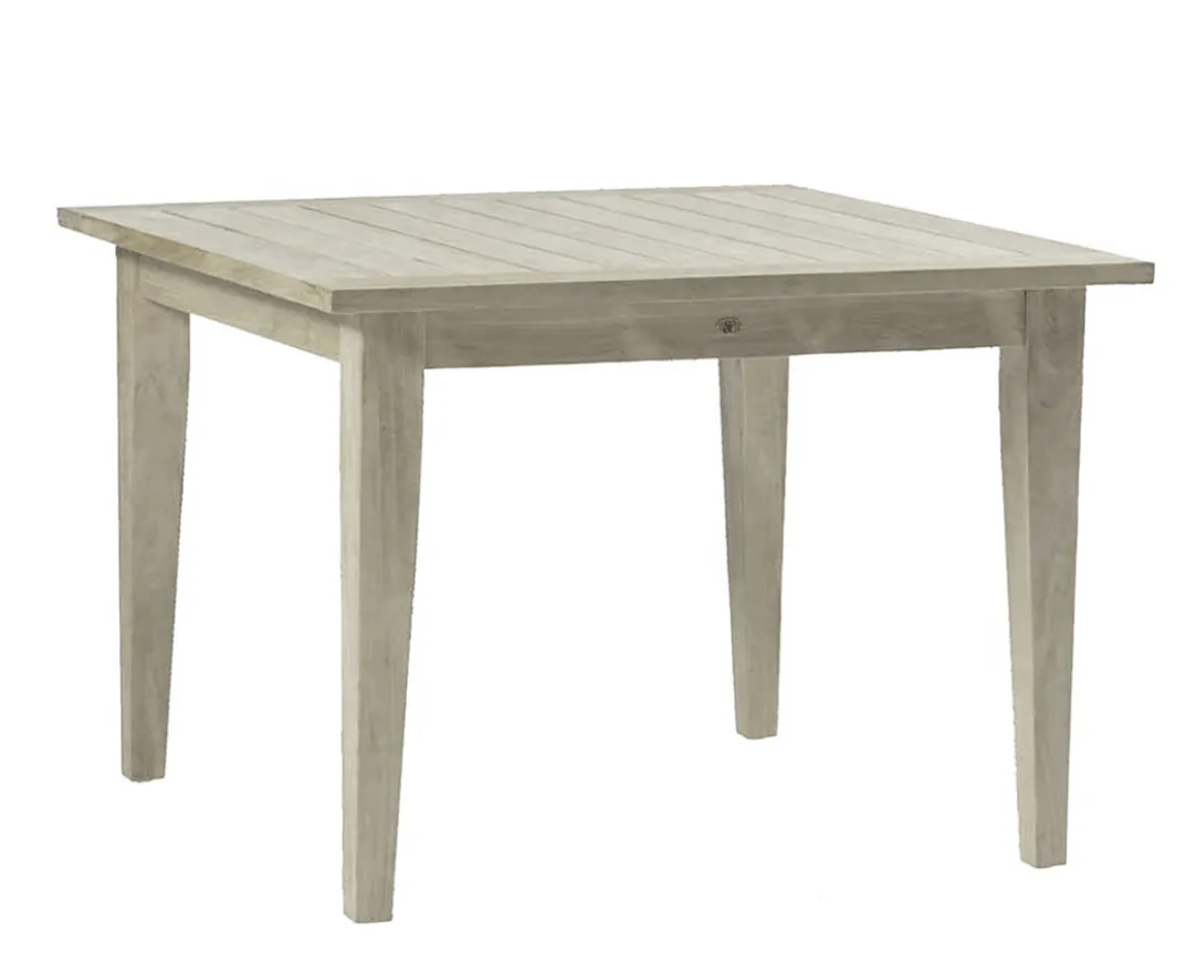Cape Cod Square Teak Dining Table - Natural or Oyster Teak