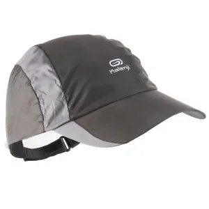 Casquette de running pluie Homme Femme - KIPRUN réglable noir