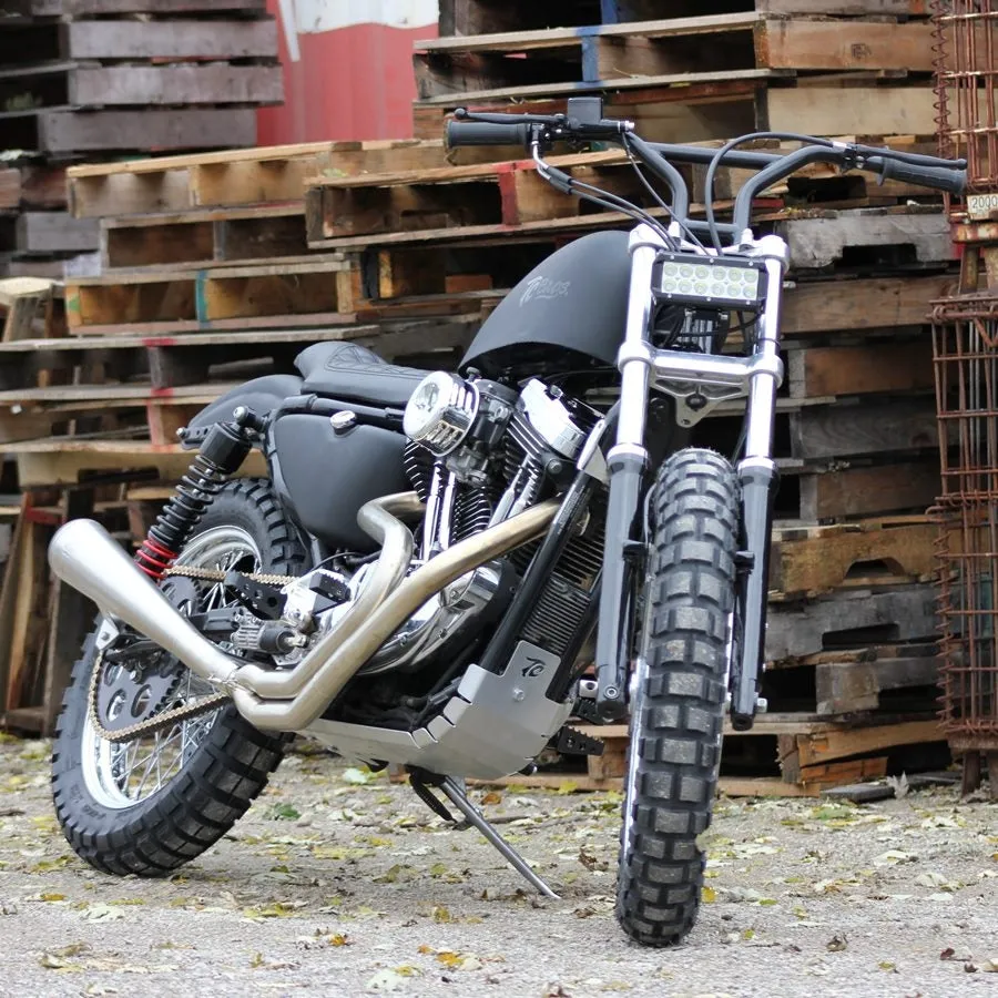 Chrome Rear Scrambler Wheel 40 spoke 18"x 2.5" Fits Sportster 1982-2003