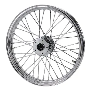 Chrome Rear Scrambler Wheel 40 spoke 18"x 2.5" Fits Sportster 1982-2003