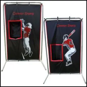 CIMARRON SPORTS 2-SPORT CATCHER VINYL BACKSTOP WITH FRAME