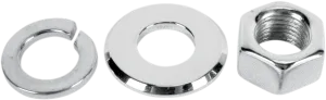 Colony 8769-3 Axle Nuts and Washer Kit with 1/2in.-20 Thread - Chrome