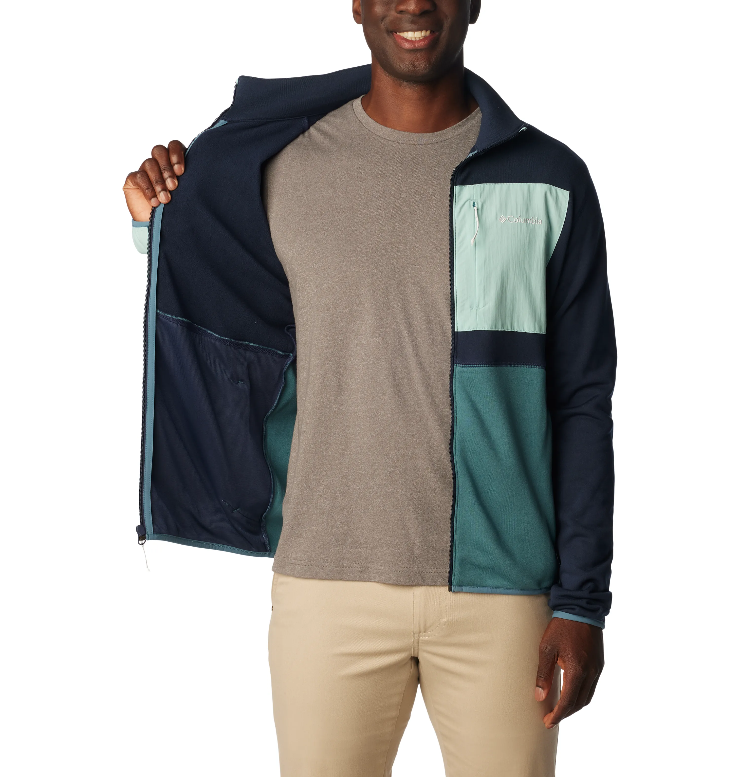 COLUMBIA HIKE FULL ZIP - COLLEGIATE NAVY