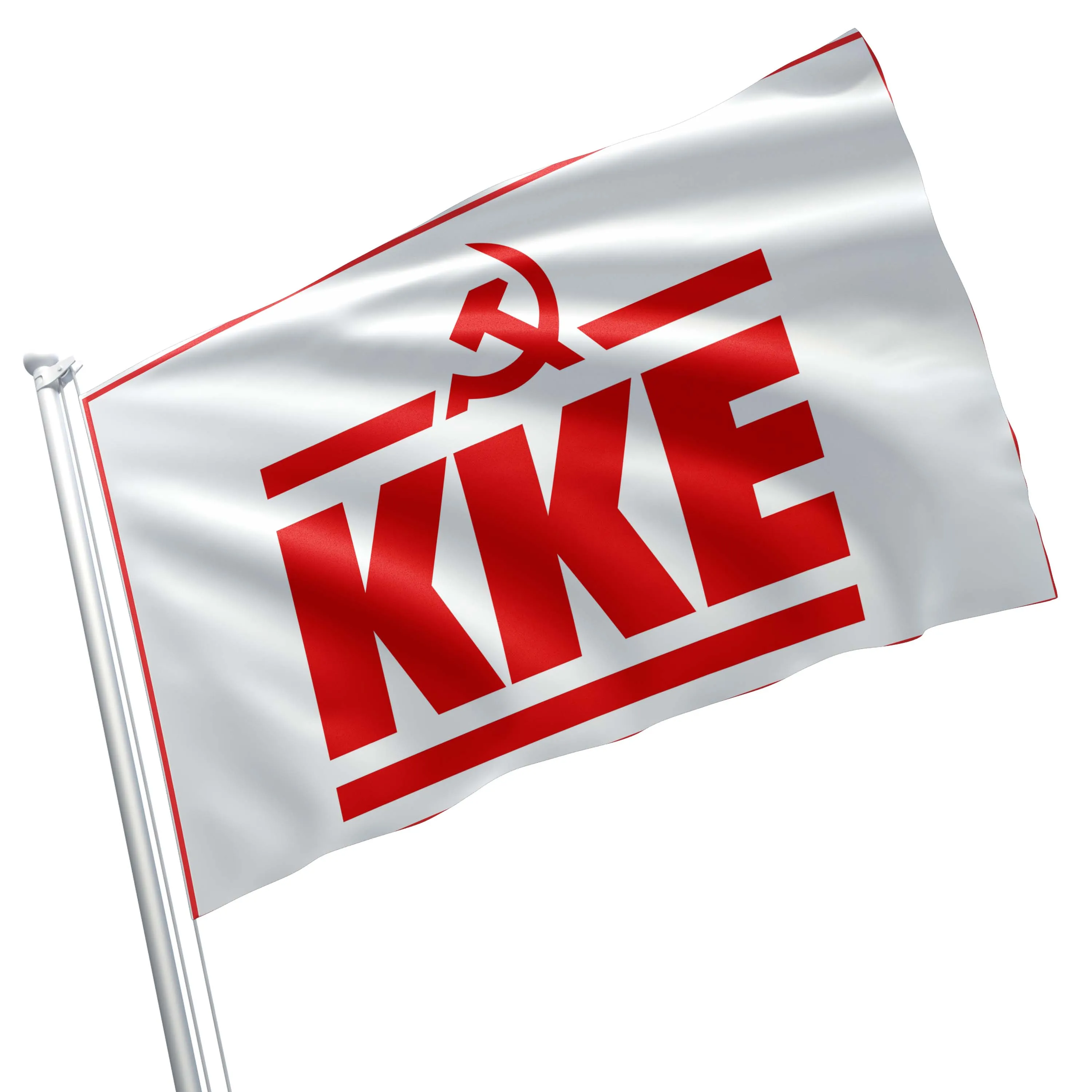 Communist Party Greece Flag Banner