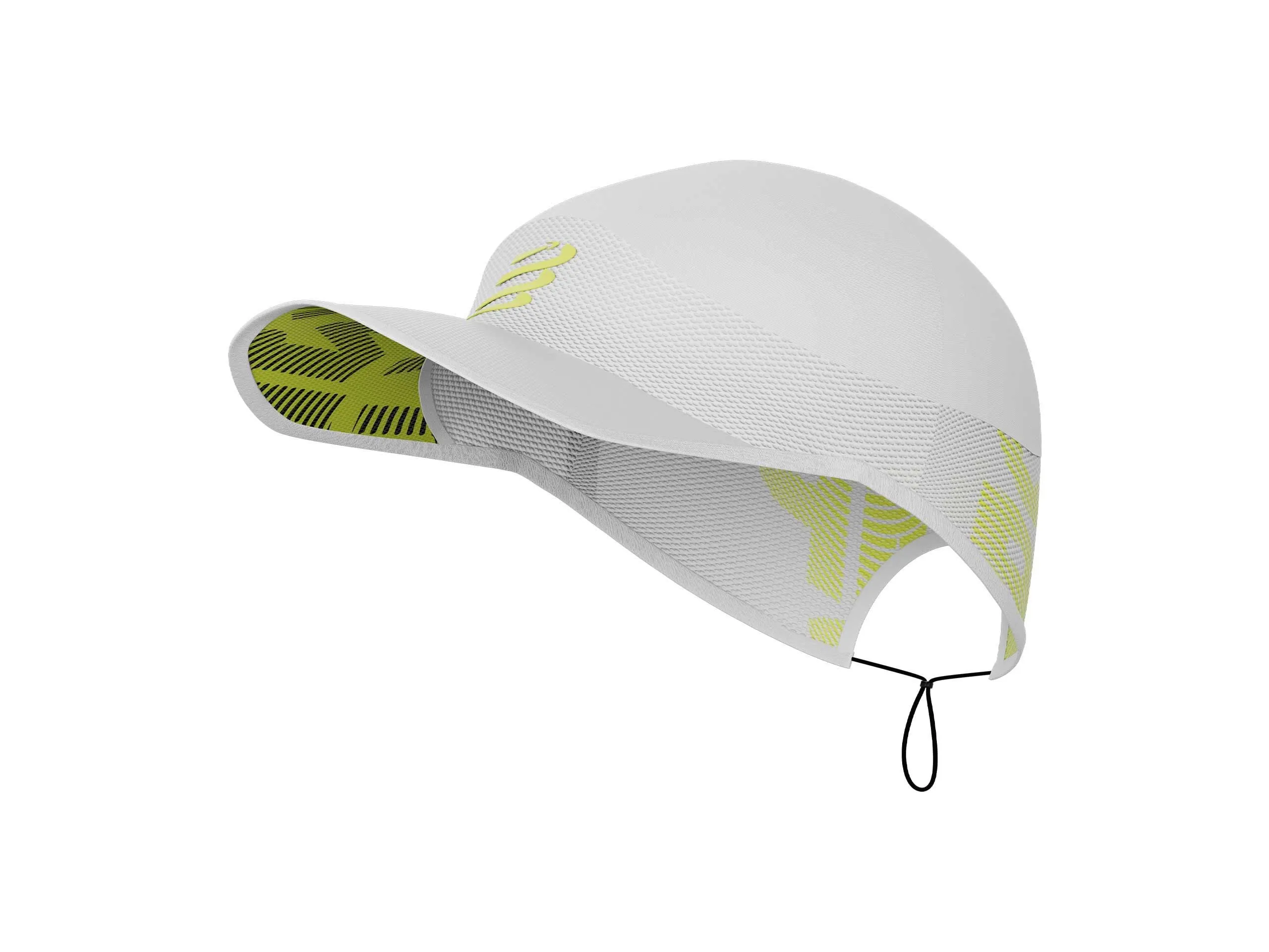 Compressport Unisex's Pro Racing Cap - White/Evening Primrose
