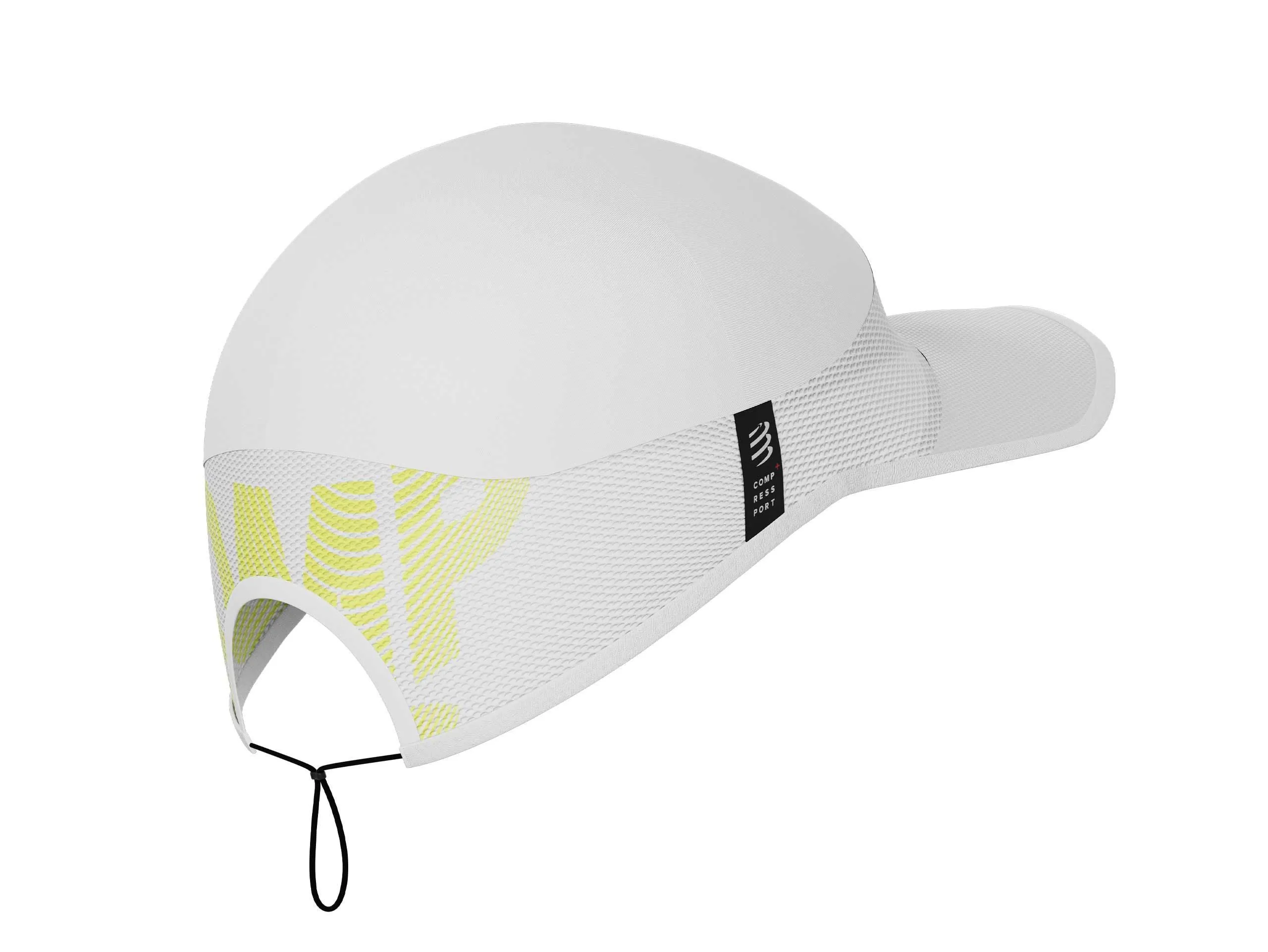 Compressport Unisex's Pro Racing Cap - White/Evening Primrose