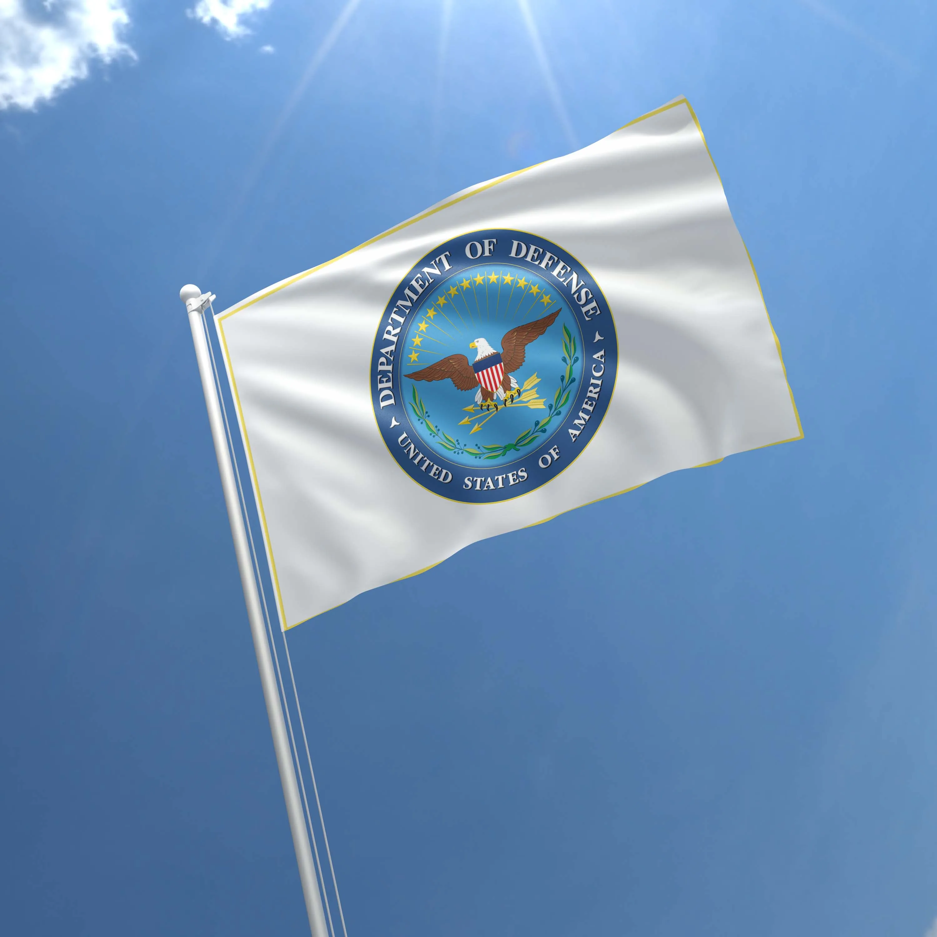 Department Of Defense United States Flag Banner