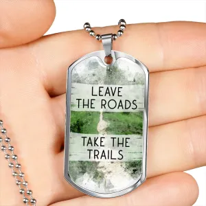 Dog Tag Necklace For Men - Hiking