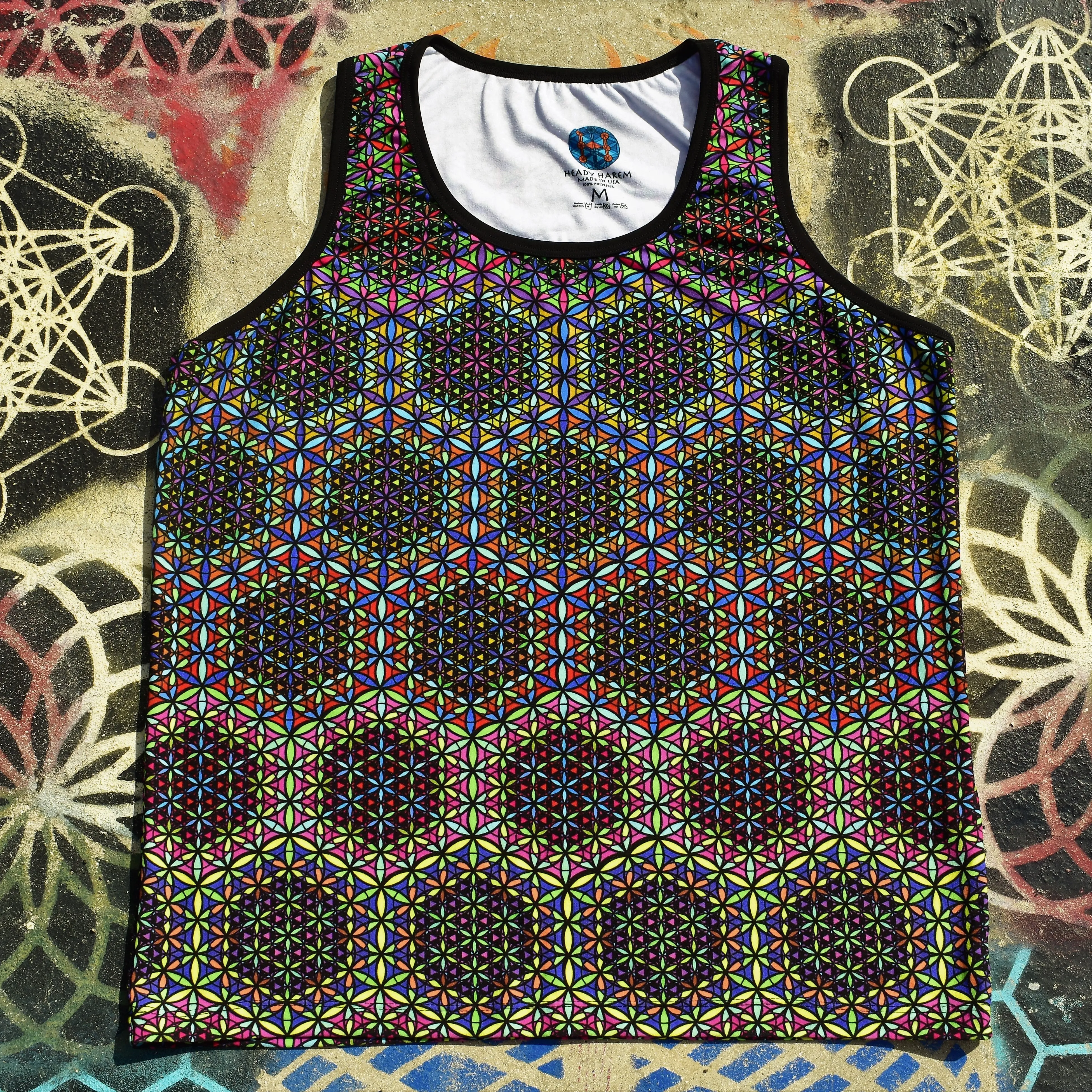 Double Flower of Life Tank Top