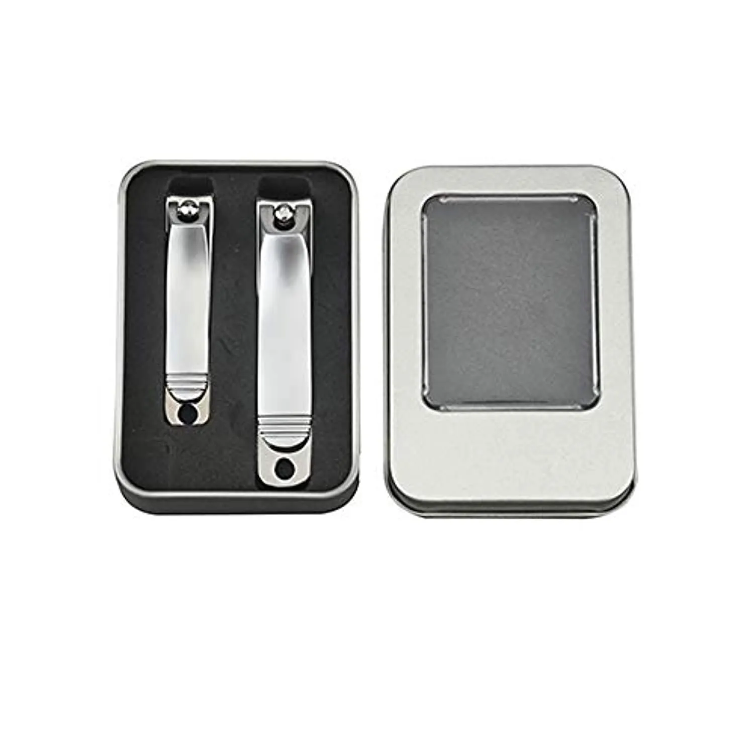 DragonFruitee Premium Nail Clippers for Fingernail and Toenail, Carbon Stainless Steel Nail Cutter with Durable and Long-Lasting Razor Sharp Blade - Silver Matte Finish
