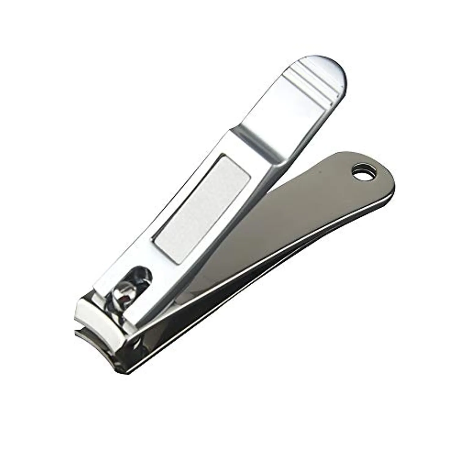 DragonFruitee Premium Nail Clippers for Fingernail and Toenail, Carbon Stainless Steel Nail Cutter with Durable and Long-Lasting Razor Sharp Blade - Silver Matte Finish