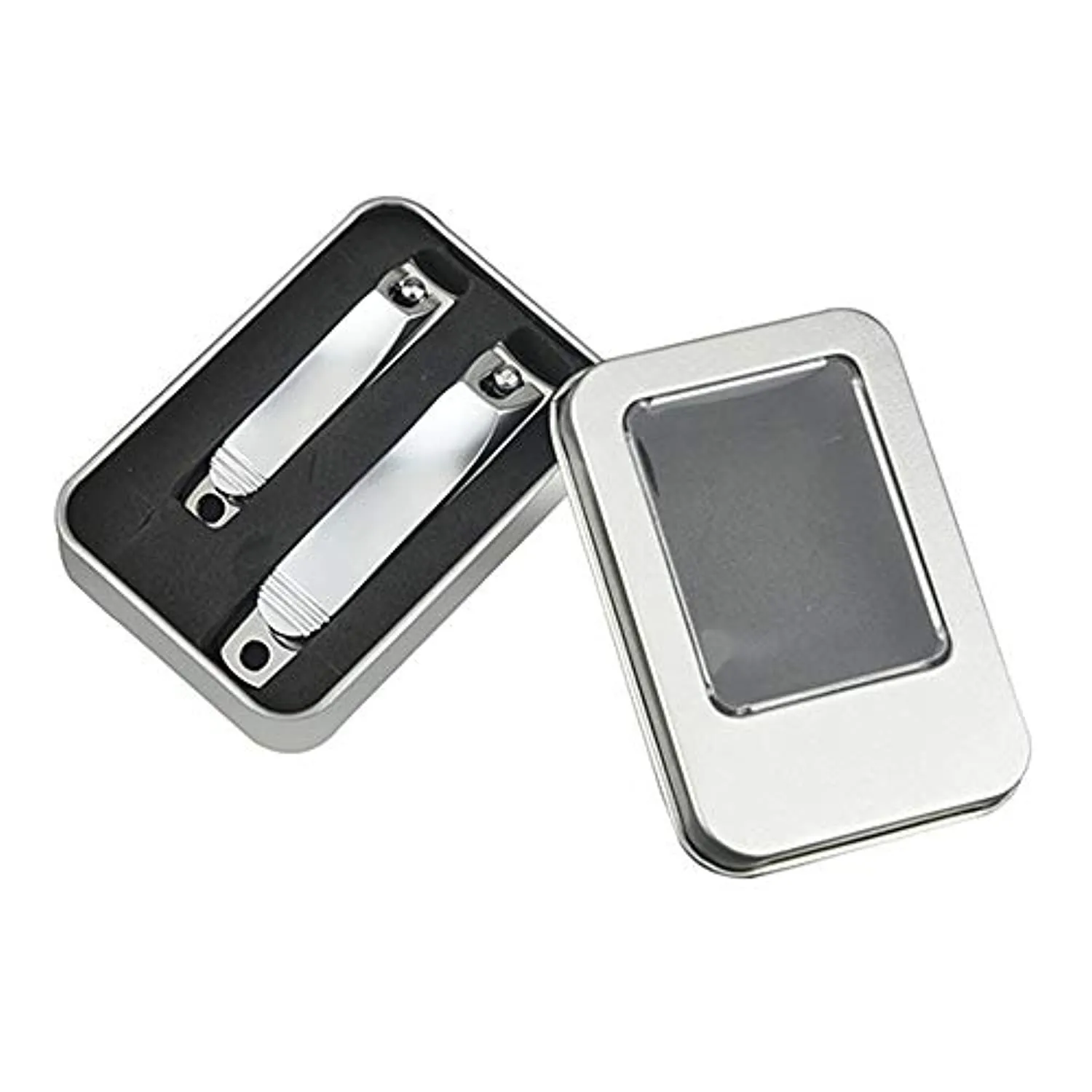 DragonFruitee Premium Nail Clippers for Fingernail and Toenail, Carbon Stainless Steel Nail Cutter with Durable and Long-Lasting Razor Sharp Blade - Silver Matte Finish