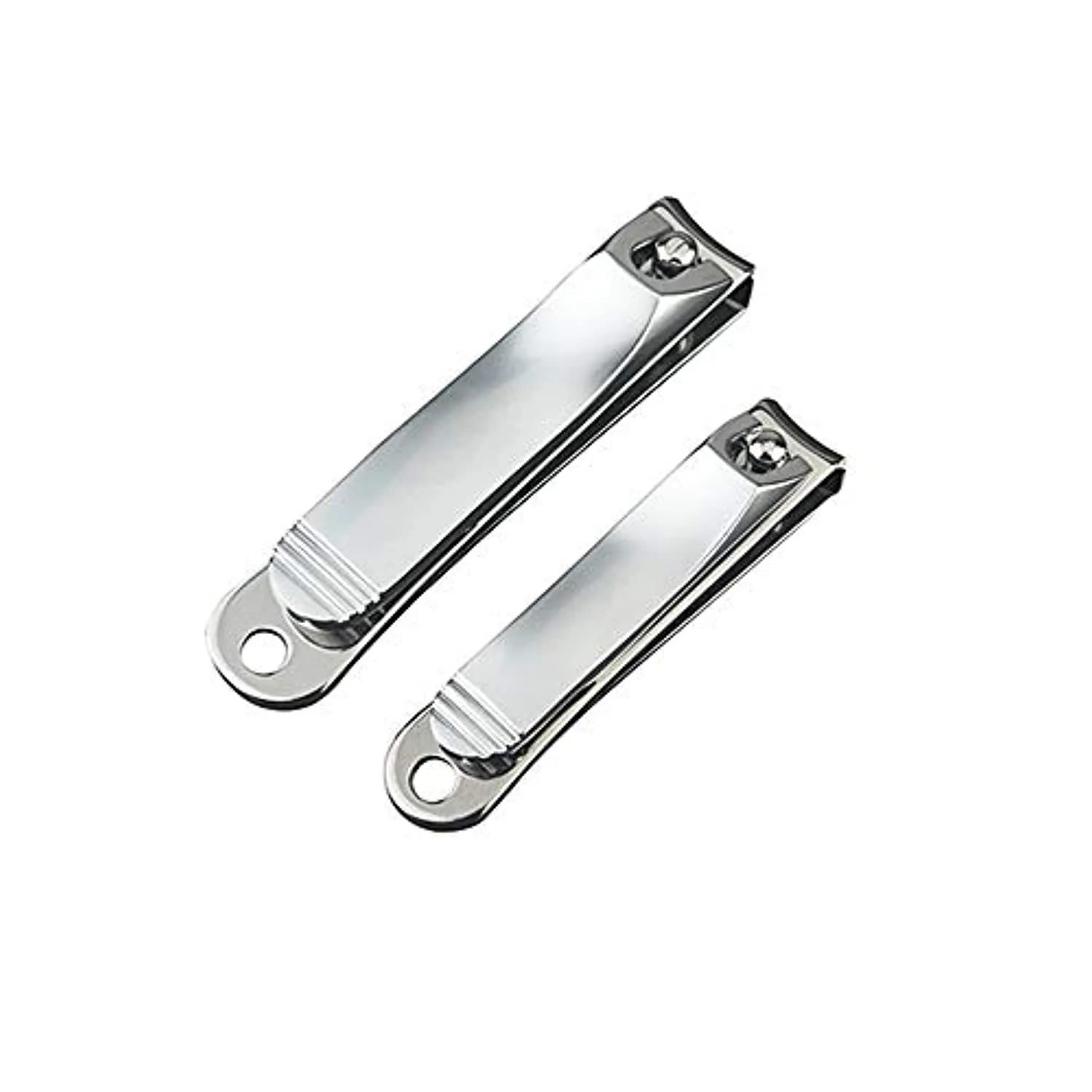 DragonFruitee Premium Nail Clippers for Fingernail and Toenail, Carbon Stainless Steel Nail Cutter with Durable and Long-Lasting Razor Sharp Blade - Silver Matte Finish
