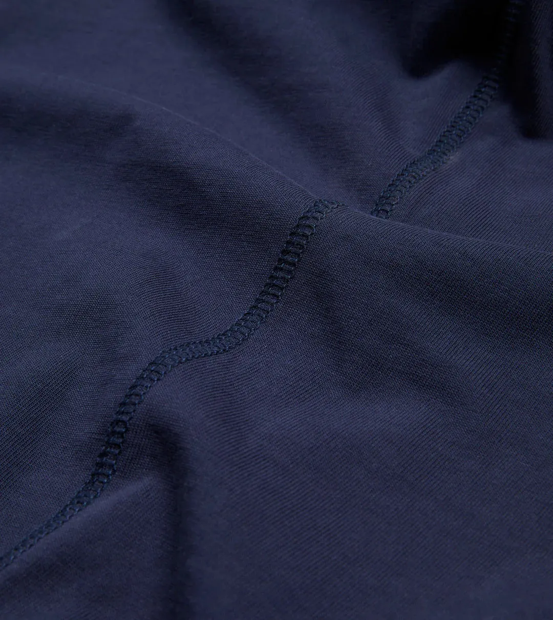Drake's Cotton Crew Neck Hiking T-Shirt - Navy