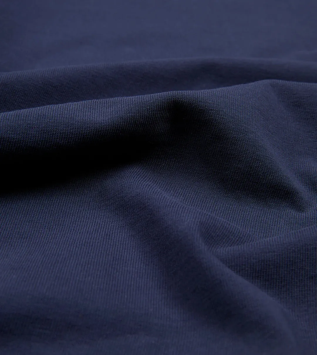 Drake's Cotton Crew Neck Hiking T-Shirt - Navy