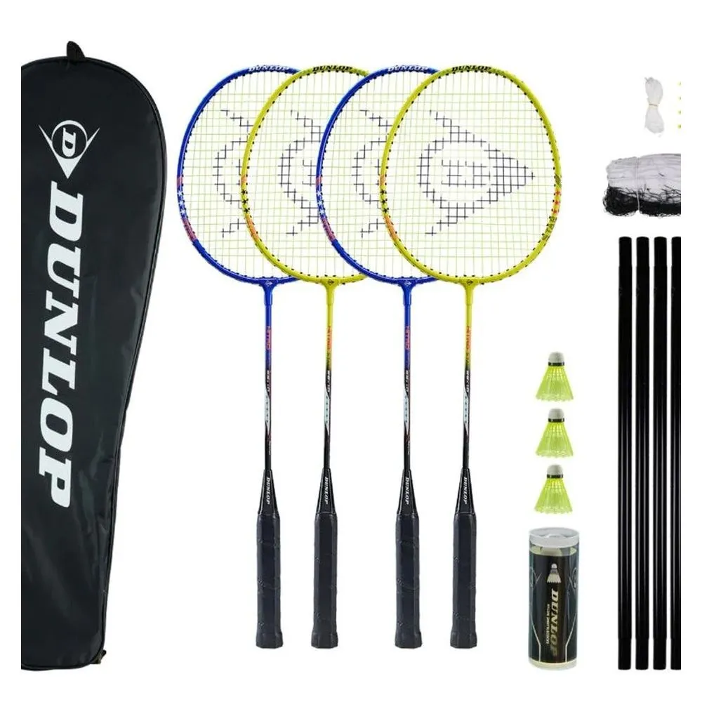 Dunlop Badminton Set - 4 Player