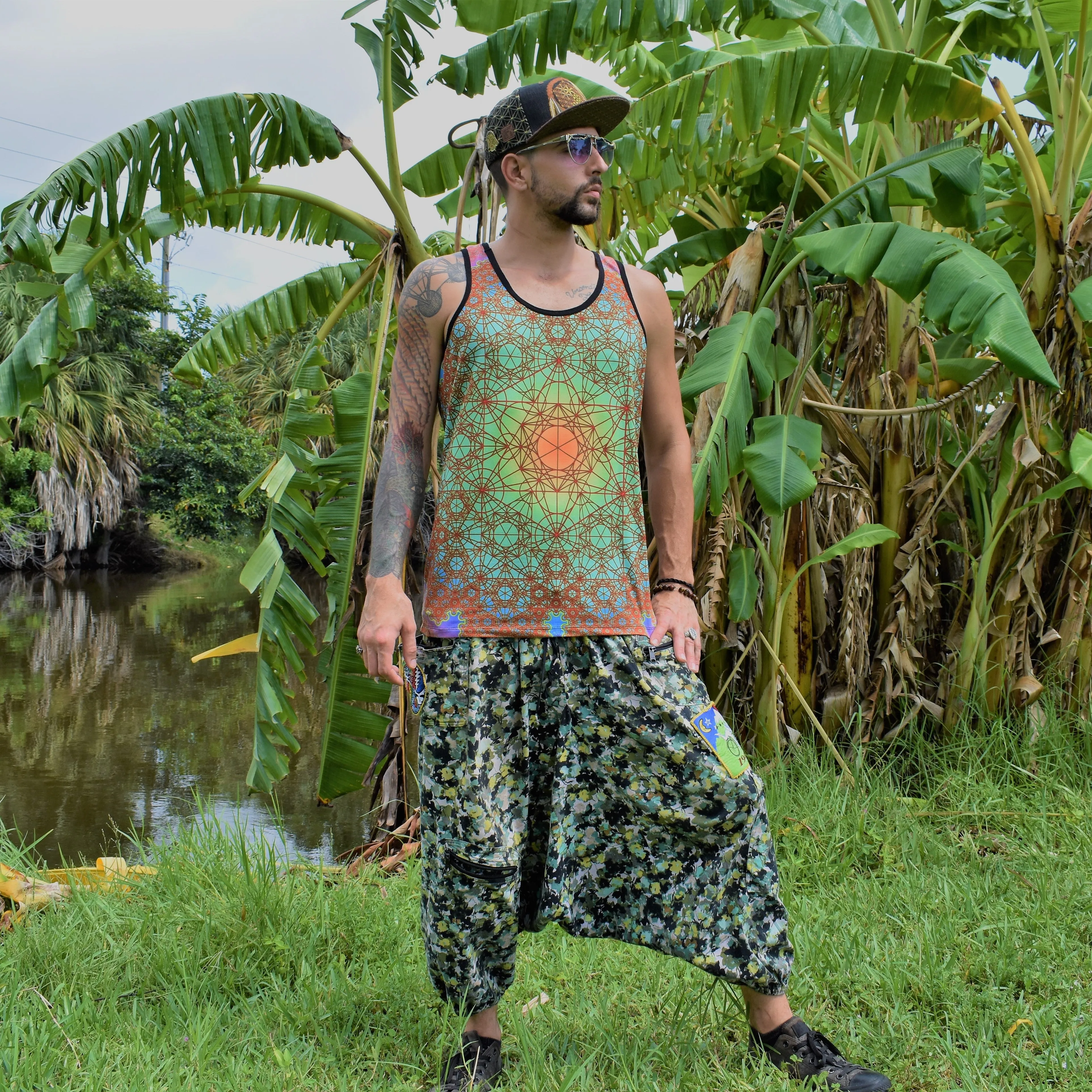 Earthstyle Fractal Metatron Tank Top