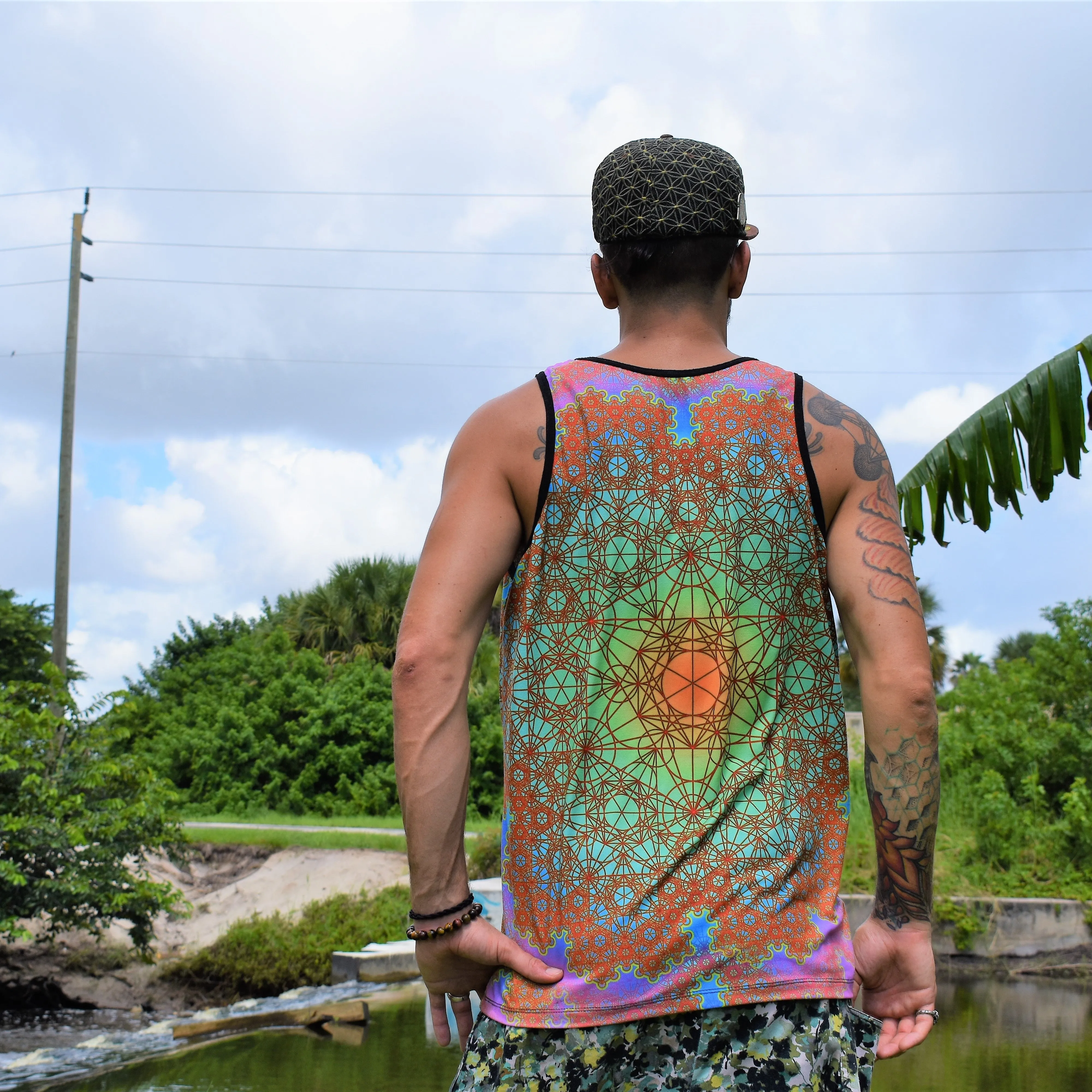 Earthstyle Fractal Metatron Tank Top