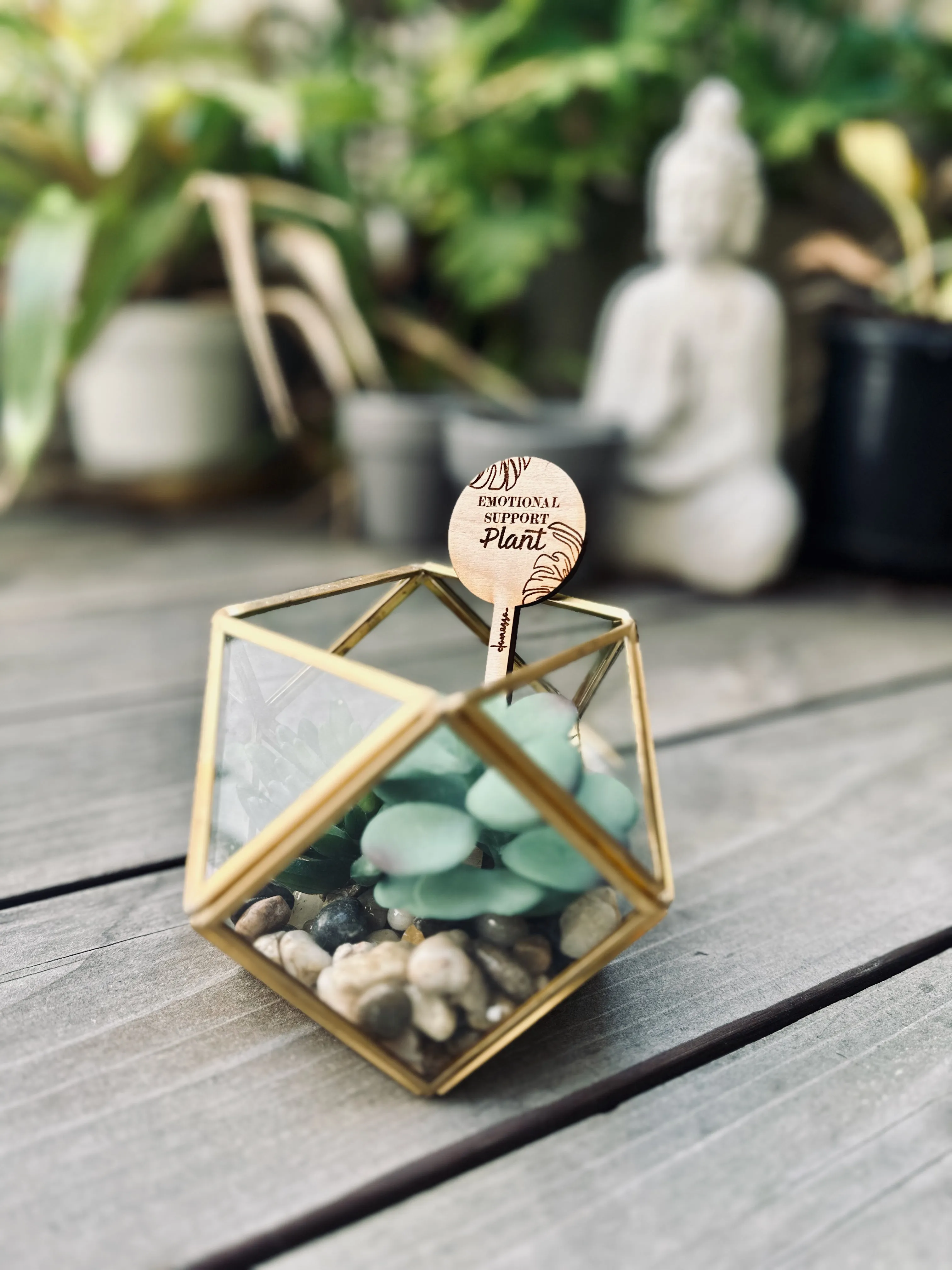 Emotional Support Plant Stake