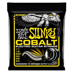 Ernie Ball Beefy Slinky Cobalt Electric Guitar Strings, 11-54 Gauge