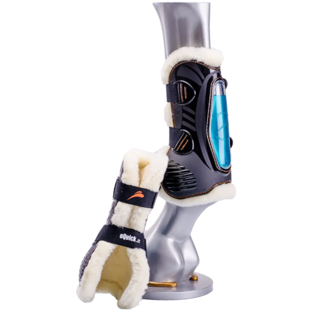 eShock Front Fluffy Boots Velcro by eQuick