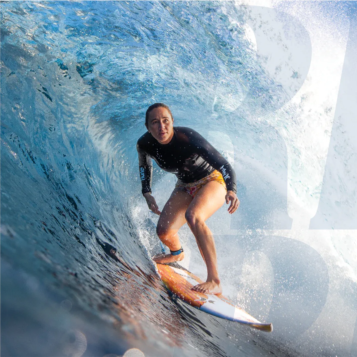 FCS CARISSA MOORE TRACTION - BLACK/BLUE
