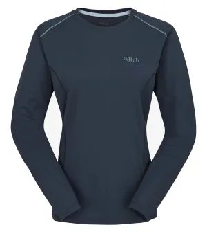 FORCE LONG SLEEVE TEE WOMEN'S - TEMPEST BLUE