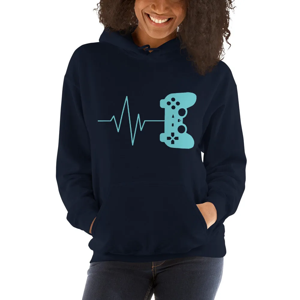 Gamer's Heartbeat Heavy Blend Hoodie