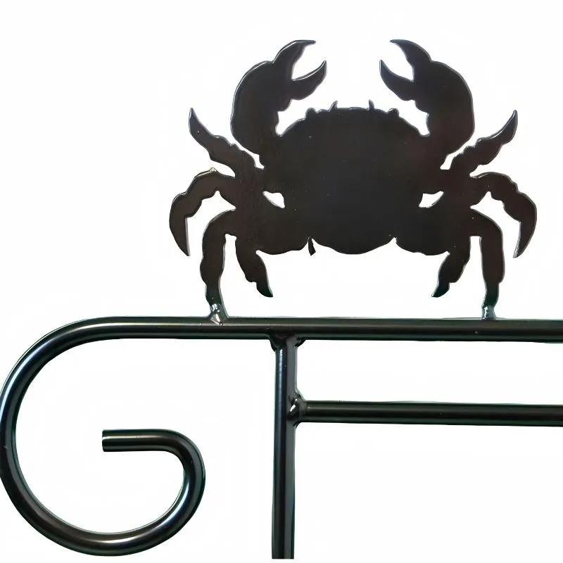 Garden Flag Holders with Decorative Emblems