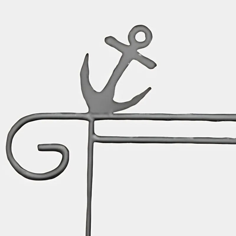 Garden Flag Holders with Decorative Emblems