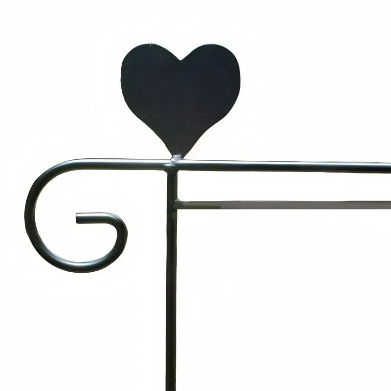 Garden Flag Holders with Decorative Emblems