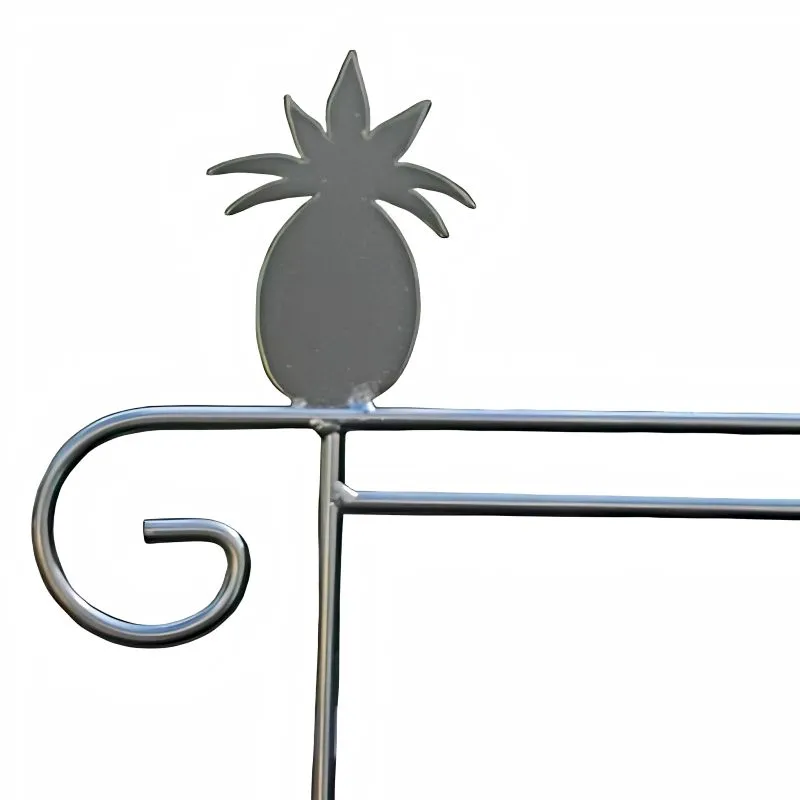 Garden Flag Holders with Decorative Emblems