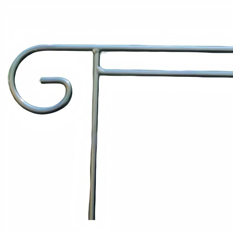 Garden Flag Holders with Decorative Emblems