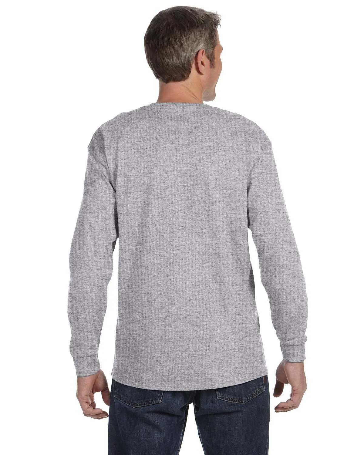 Gildan Heavy Cotton Long Sleeve T-Shirt | Sport Grey