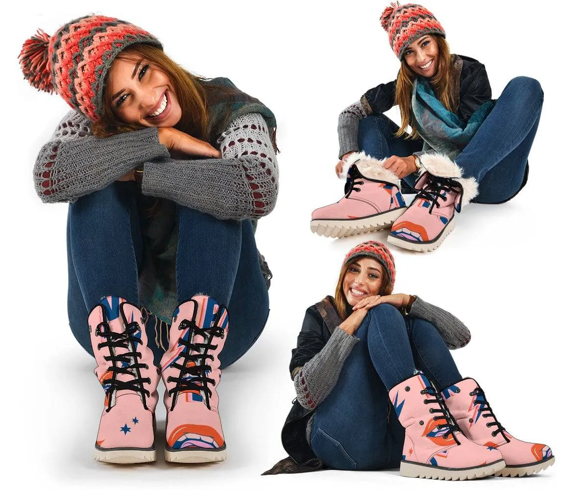 Girl Power Pink Polar Boots