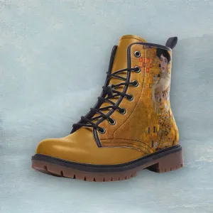 Gustav Klimt Portrett av Adele Bloch-Bauer I Vegan Leather Unisex Boots