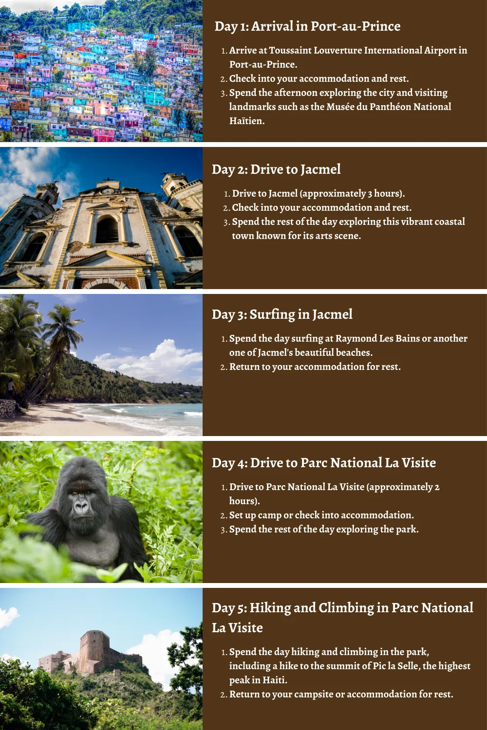 Haiti - Rich Culture and Caribbean Soul: A 10 Day Itinerary to Camping, Surfing, Climbing, Hiking, and Zip-Lining