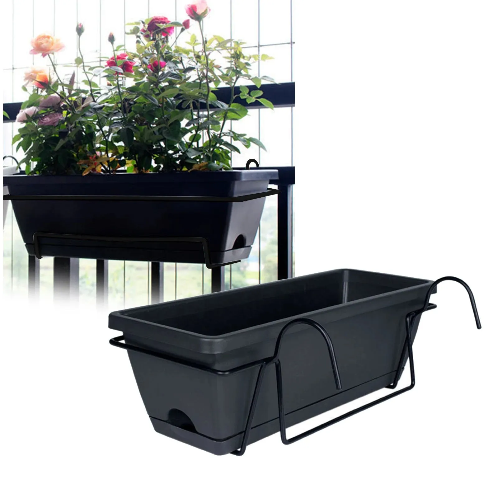 Hanging Planter for Balcony Railing
