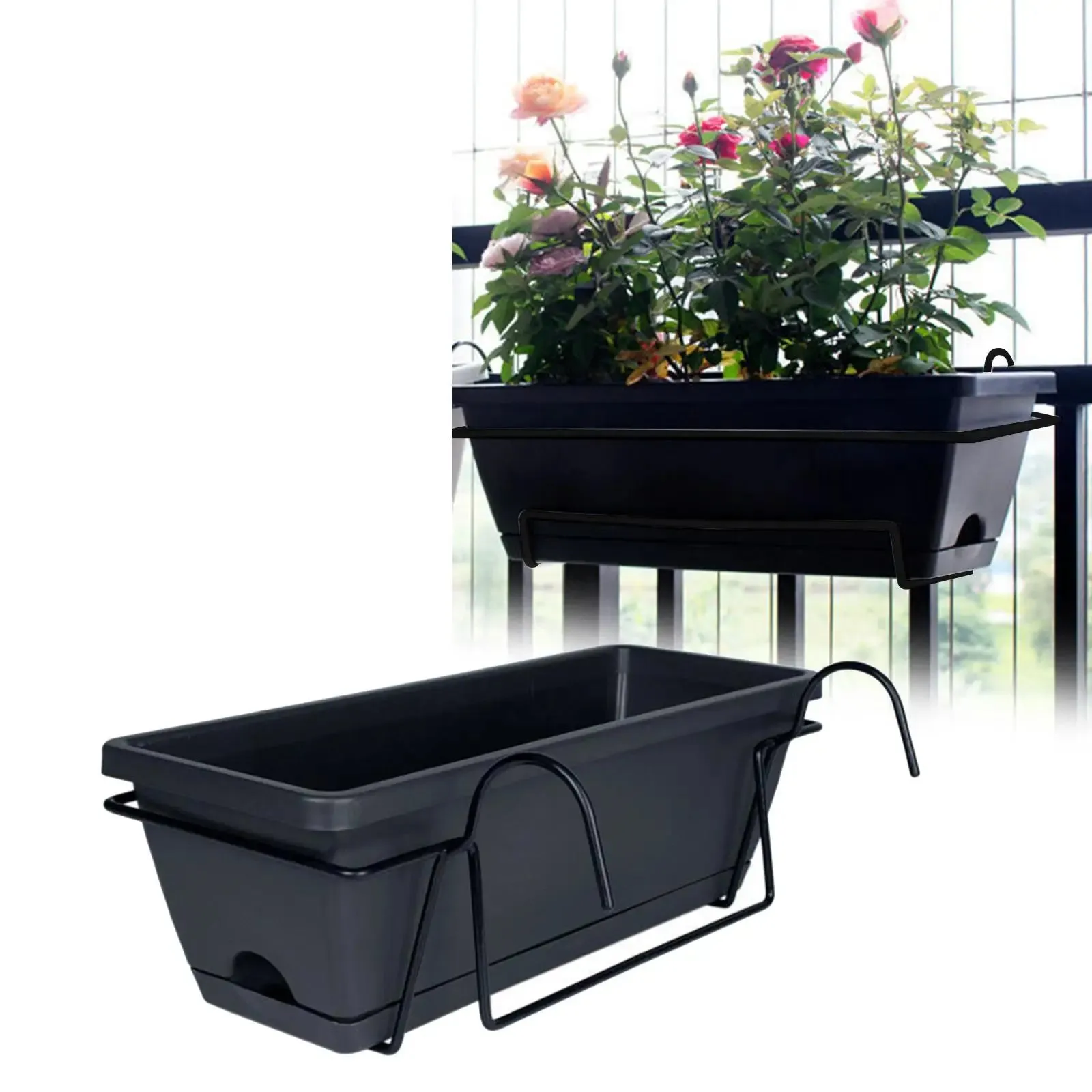 Hanging Planter for Balcony Railing