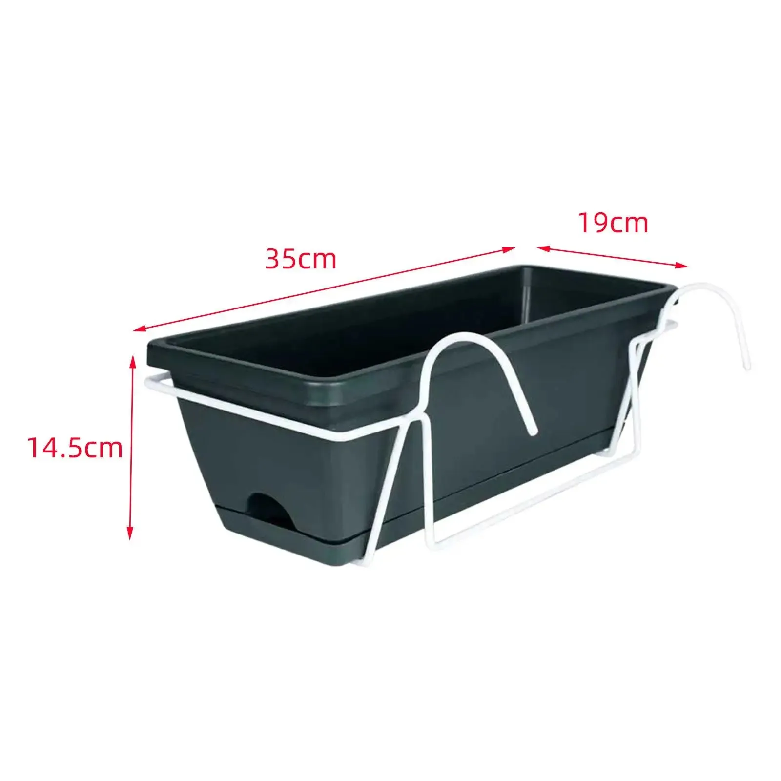 Hanging Planter for Balcony Railing