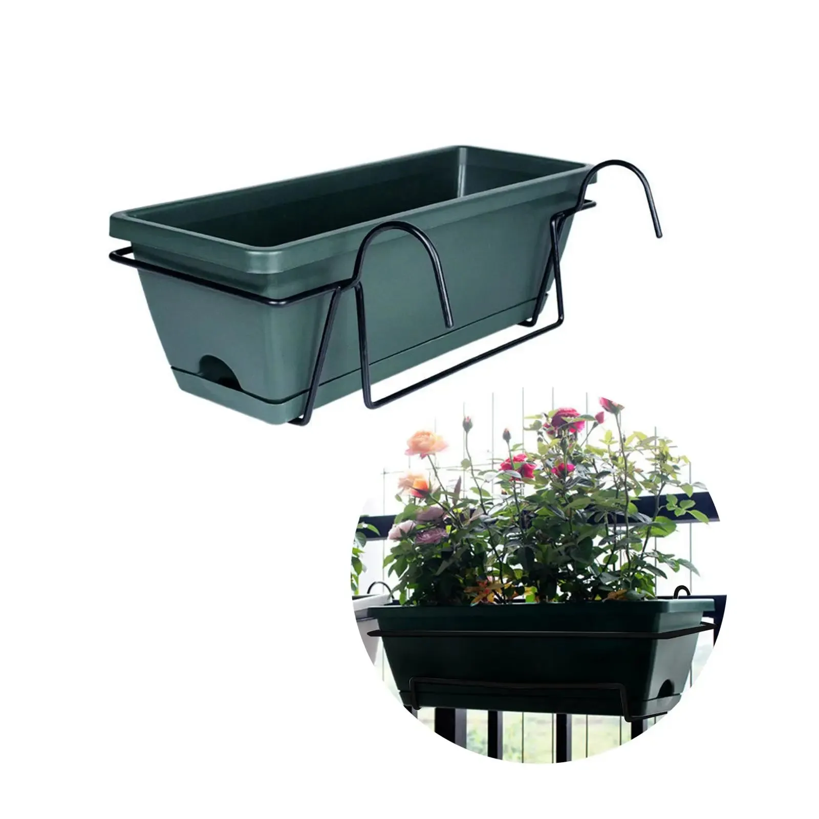 Hanging Planter for Balcony Railing