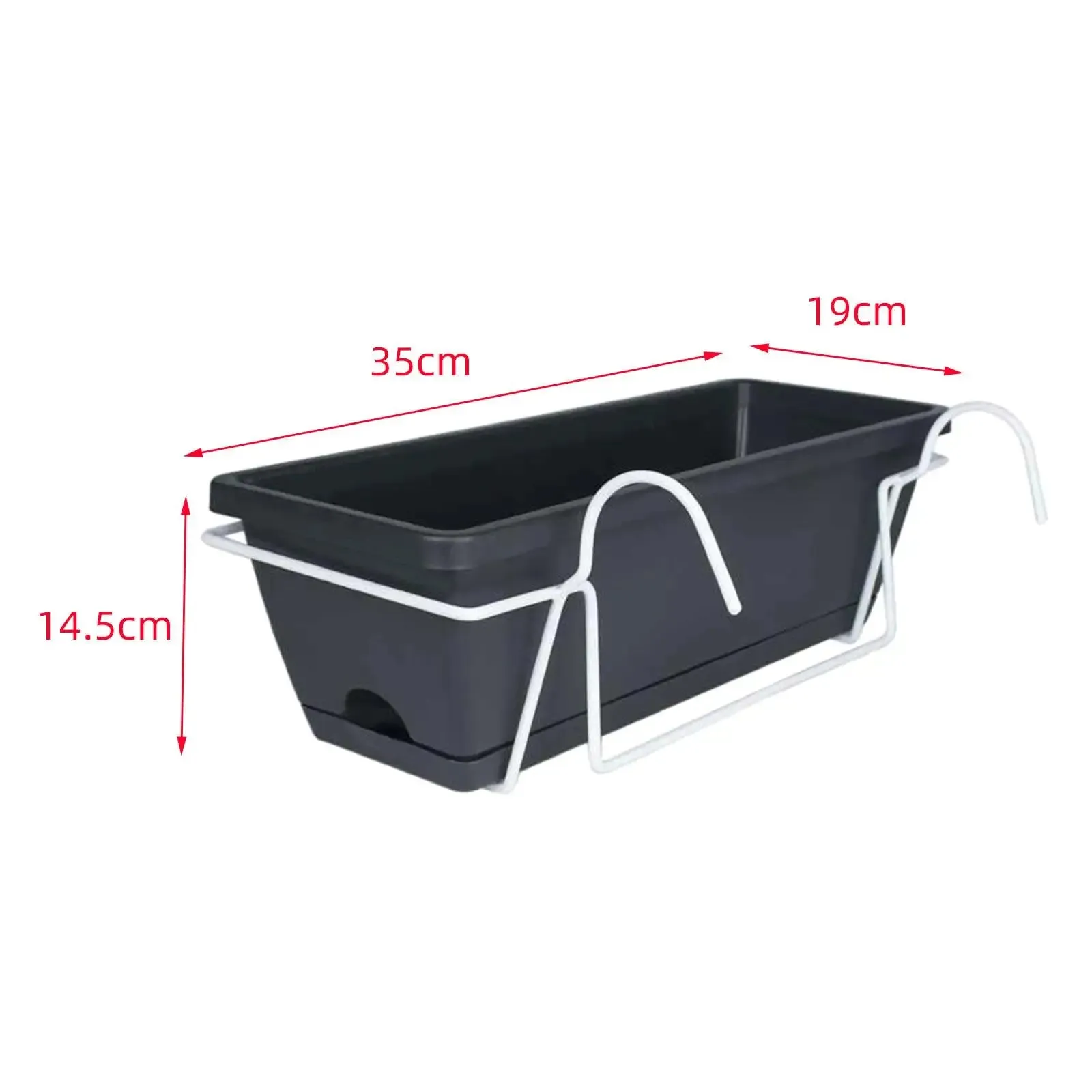 Hanging Planter for Balcony Railing