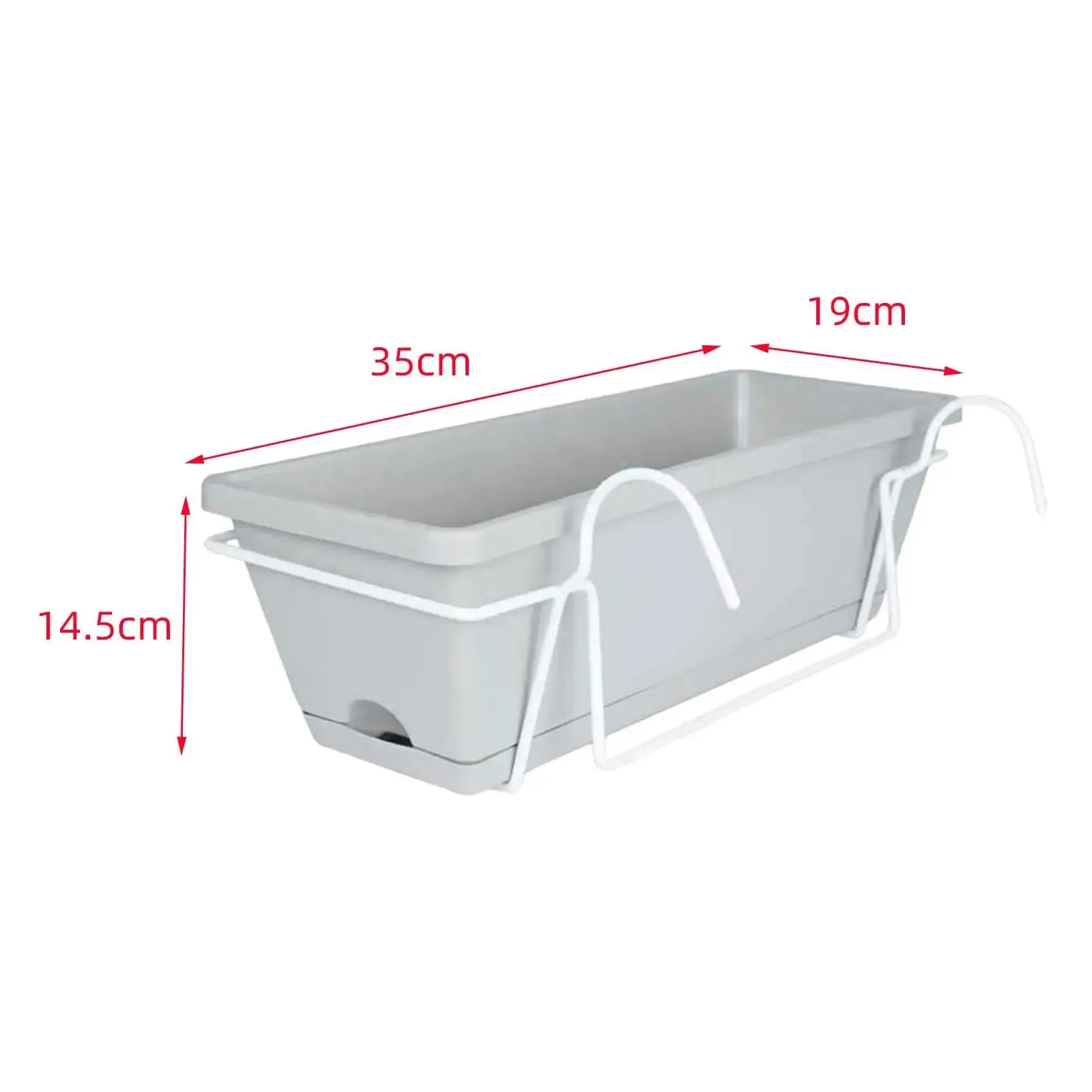Hanging Planter for Balcony Railing